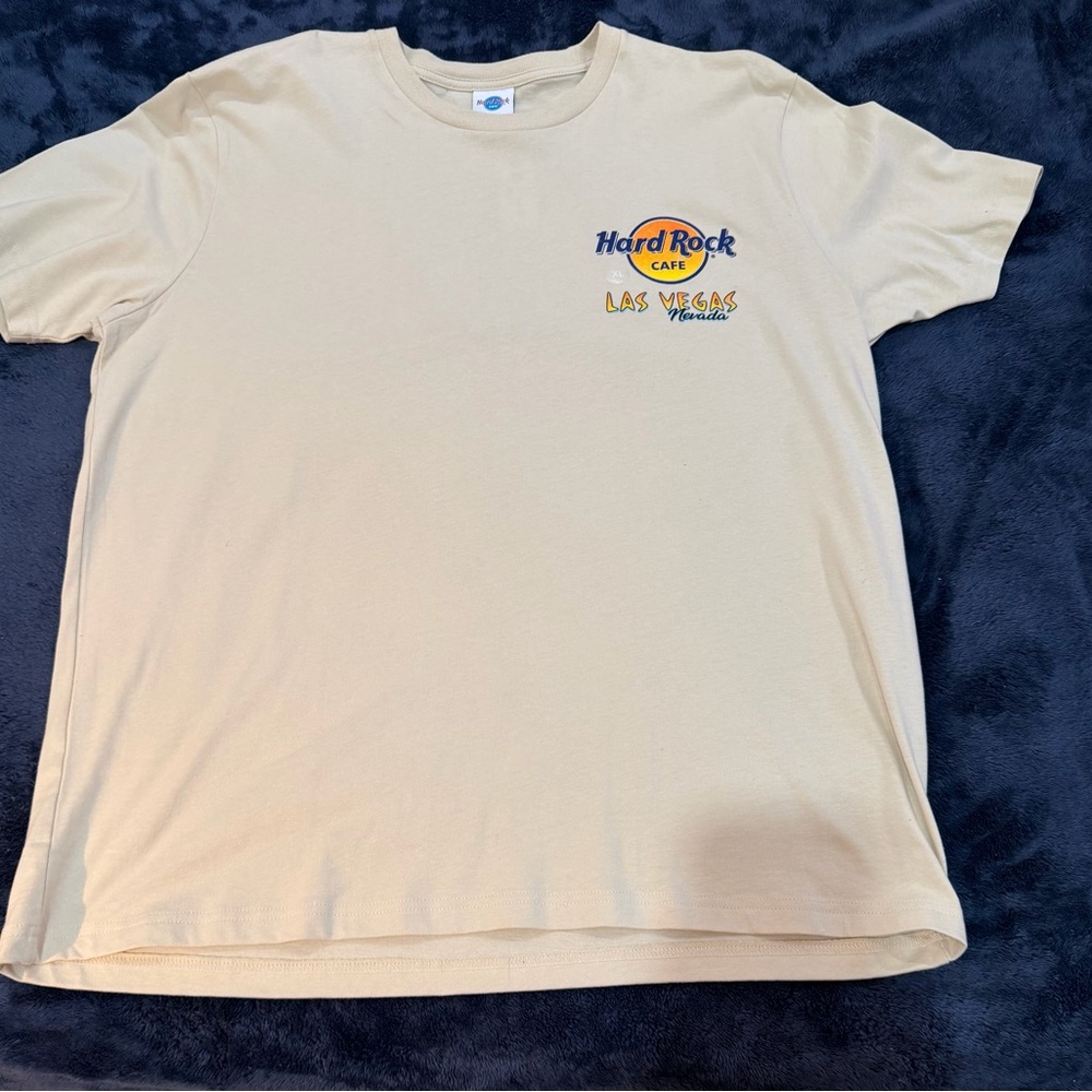 Pacsun Hard Rock Cafe Cream T-Shirt